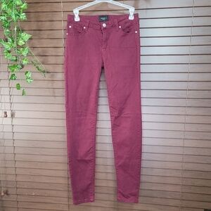 Celebrity Pink 'Jayden Skinny' Mid-rise Burgundy Women's Pants Size 5 (27)